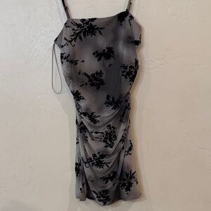 Urban Social Burnout Floral Ruched Dress